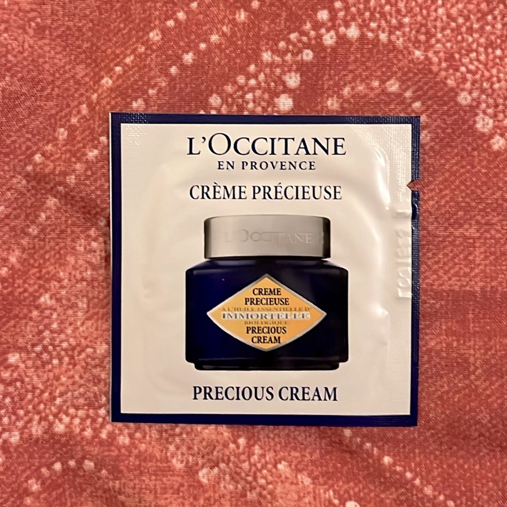L’Occitane Crème Précieuse Sample Packets, 0.5oz (10x0.05oz.)